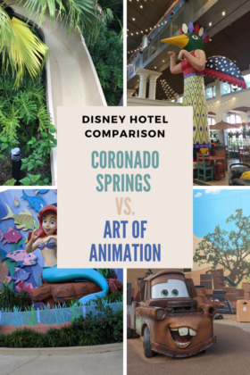Disney World Hotel Comparison: Art of Animation vs Coronado Springs